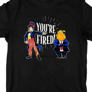 You're Fired Tshirt brand new in plastic black medium M TYT